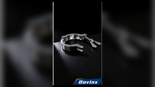 گیره بهداشتی فولاد ضد زنگ 04/316L با شیار داخلی صیقلی فوق العاده صاف و Quick I بدون ابزار