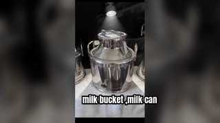 قوطی حمل و نقل شیر مهر و موم شده از جنس استنلس استیل/سطل شیر