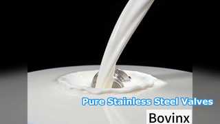 شیرهای استیل ضد زنگ Bovinx برای خلوص