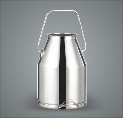 کیفیت Custom Dairy Stainless Steel Milking Machine Bucket With Long Handles کارخانه