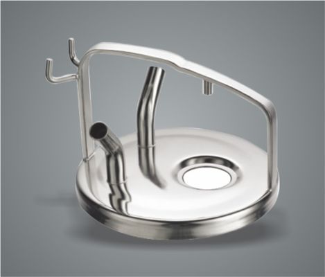 قیمت خوب Double Hooks Type Stainless Steel Bucket Lid , custom Goat Milking Machine Parts آنلاین