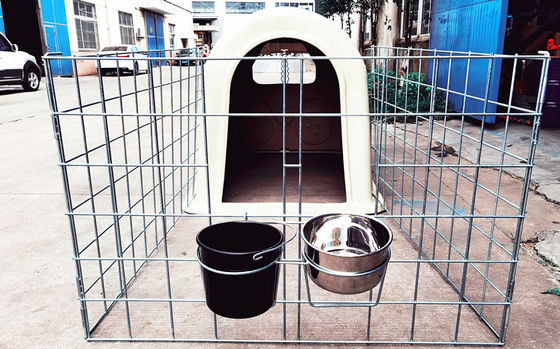 قیمت خوب Farm Use Dairy Calf Hutch Plastic Calf House Customization 8mm Thickness آنلاین