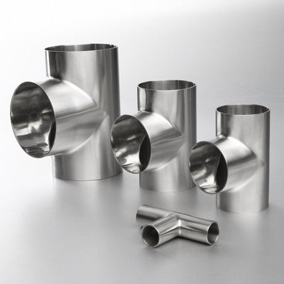 قیمت خوب Inox 304 Ss Pipe Fittings , Food Grade  Stainless Steel Equal Tee آنلاین