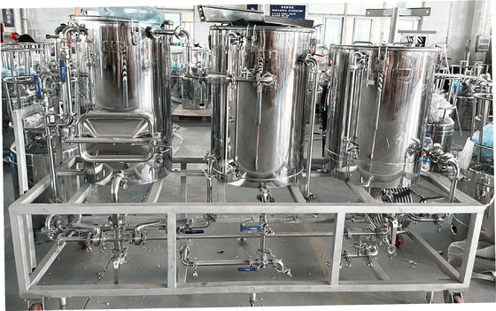 قیمت خوب Tri Clamp Stainless Steel Conical Fermenter Industrial Brewing Conical Fermenter آنلاین