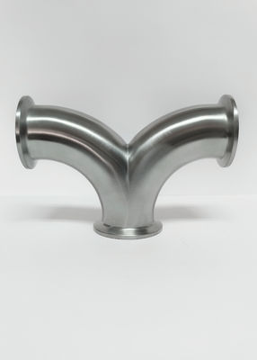 قیمت خوب Tri Clamp Stainless Steel Y Pipe Fittings 3A Certified Ss 304 آنلاین