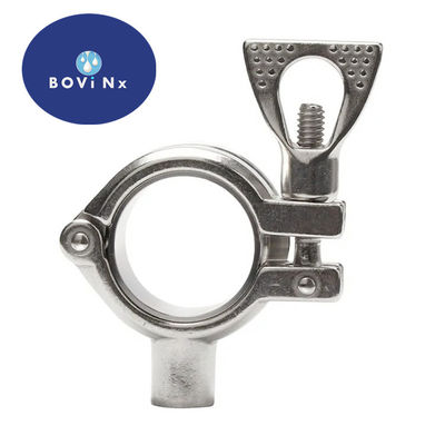 قیمت خوب Food Grade  Sanitary 304 Stainless Steel Pipe Fittings Feruule Single Pin Clamp آنلاین