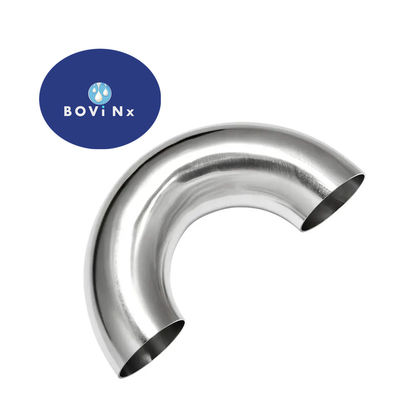 قیمت خوب 180 Stainless Degree Elbow Bpe Pipe Fittings Bend S/S 304 316 Food Standard آنلاین